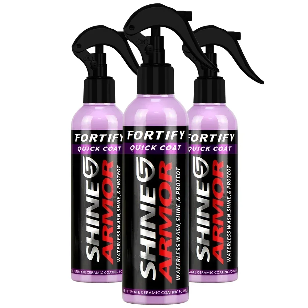 Car Wax Ceramic Coating - シャインアーマー フォーティファイ クイックコート セラミックコーティング カーワックス ポリッシュスプレー