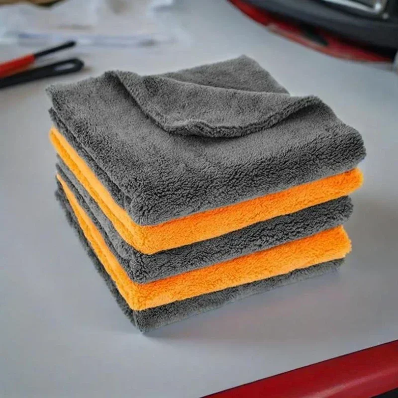 Microfiber Towel Detailing - エッジレスマイクロファイバーカータオル 超ソフトオートディテーリング洗浄乾燥研磨クロス アマギ