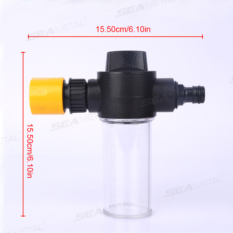 Pressure Washer Foam Gun - SEAMETAL フォームランススノースプレーヤーポット高圧洗車ガンソープフォーマー洗浄散水スプリンクラー車用家庭用クリーニングツール