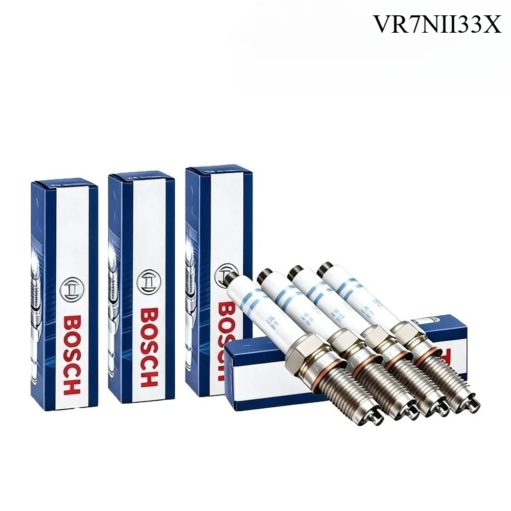 Bosch Spark Plug Iridium - ボッシュVR7NII33Xスパークプラグ、トヨタRAV4、ホンダオデッセイ、マツダ3、日産パトロール車種対応、OE番号12290-5A2-A01