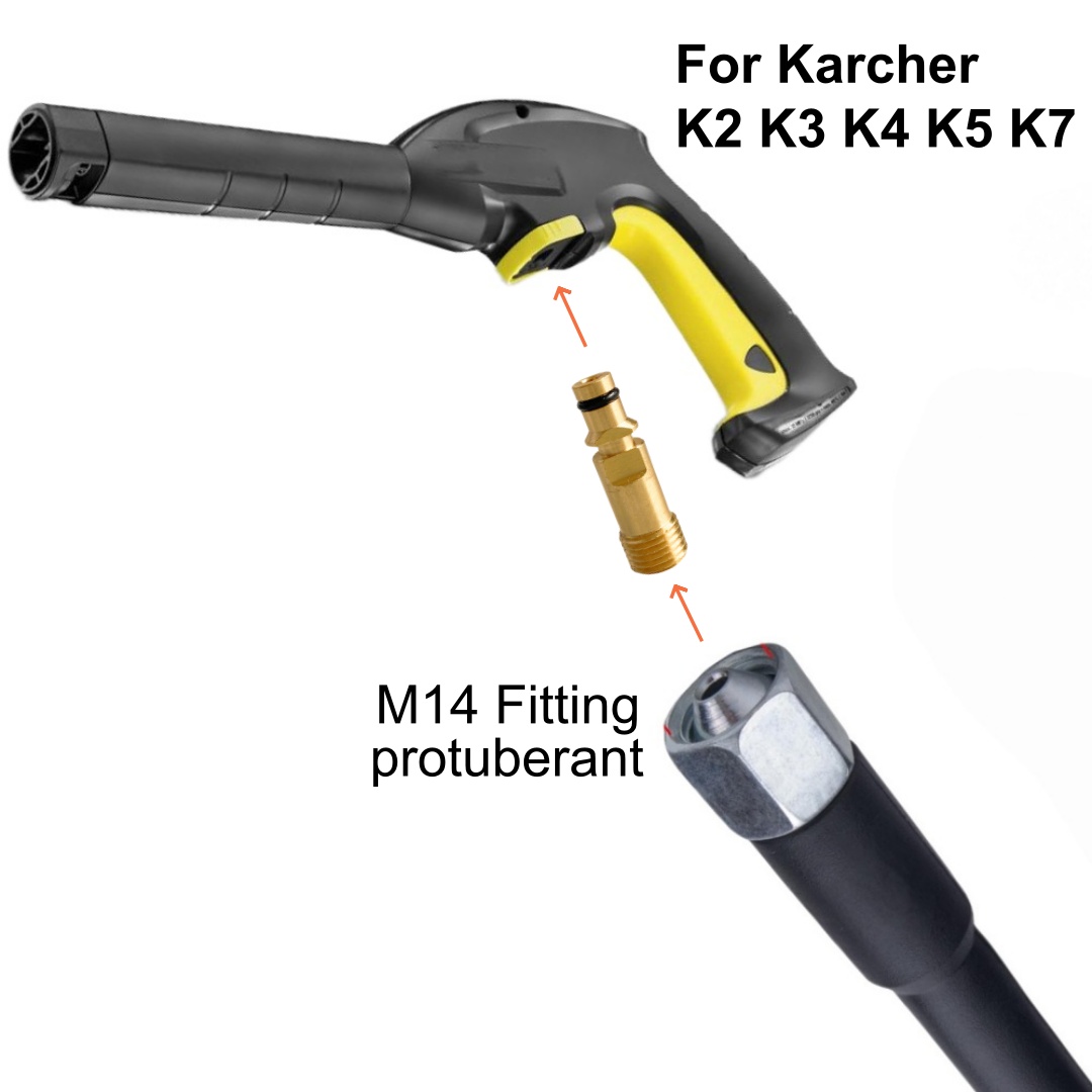 ケルヒャー K2-K7 洗浄ガン水入力ポートアダプタ M14 - Car Shampoo Ph のレビューと価格