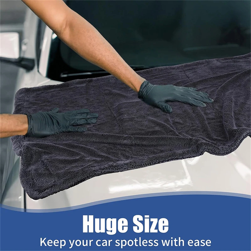マイクロファイバー洗車タオル 車の清掃乾燥布 縁取り加工 車 - Microfiber Towel Detailing のレビューと価格