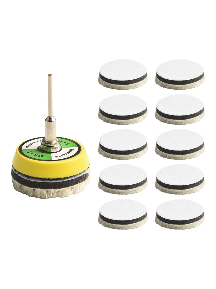 バフ研磨パッド ウール研磨パッド 11個/セット ボンネット - Polish Pad Set Buffer のレビューと価格