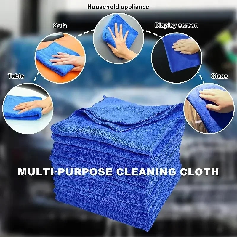 100 個マイクロファイバータオル洗車乾燥布タオル家庭用クリ - Microfiber Towel Detailing のレビューと価格