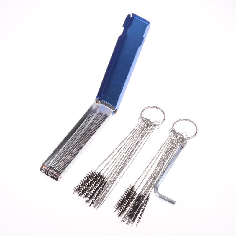 1セット キャブレター清掃ツールキット ジェットニードル ブ - Car Cleaning Brush のレビューと価格