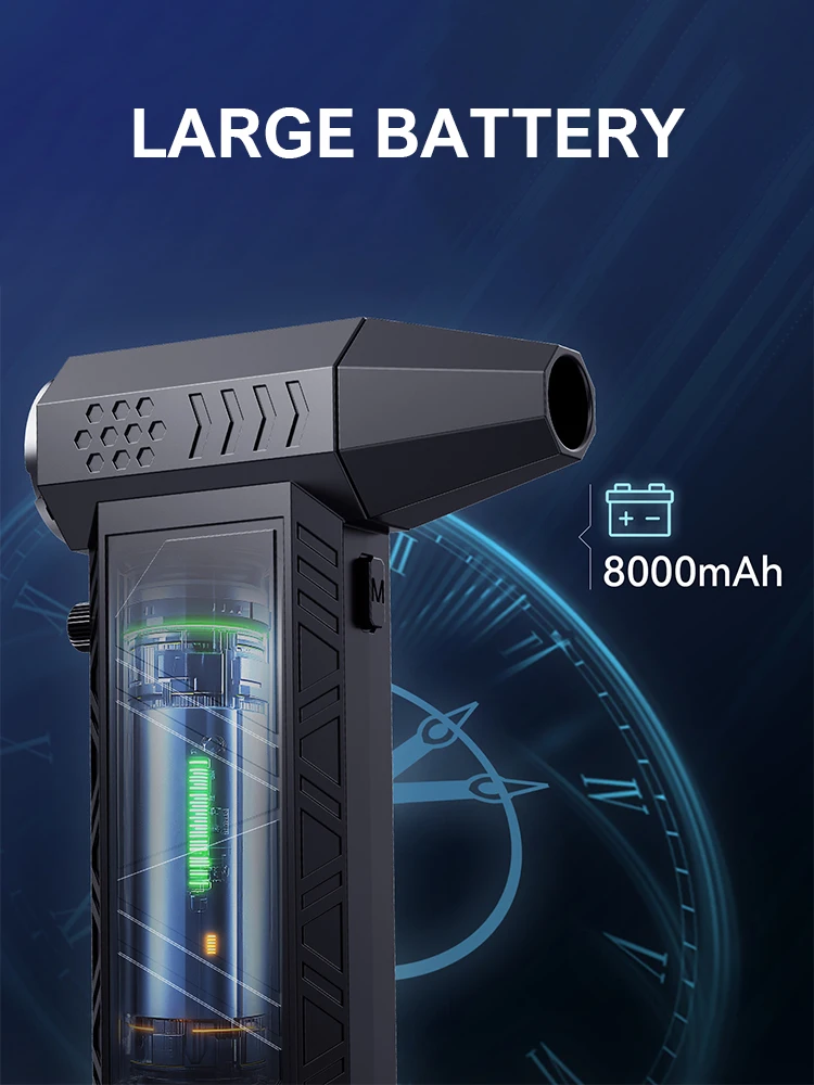 800000RPM 新型X9ターボファンアップグレード充電式 - Dryer Car Blower のレビューと価格
