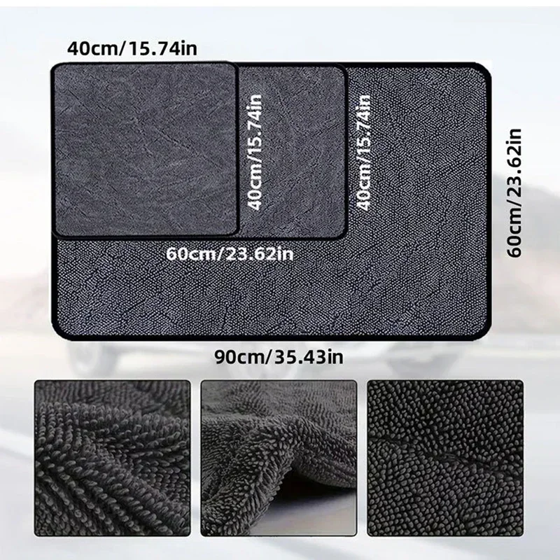 500GSMカーケアウォッシュタオル 超吸水乾燥クロス マイ - Microfiber Towel Detailing のレビューと価格