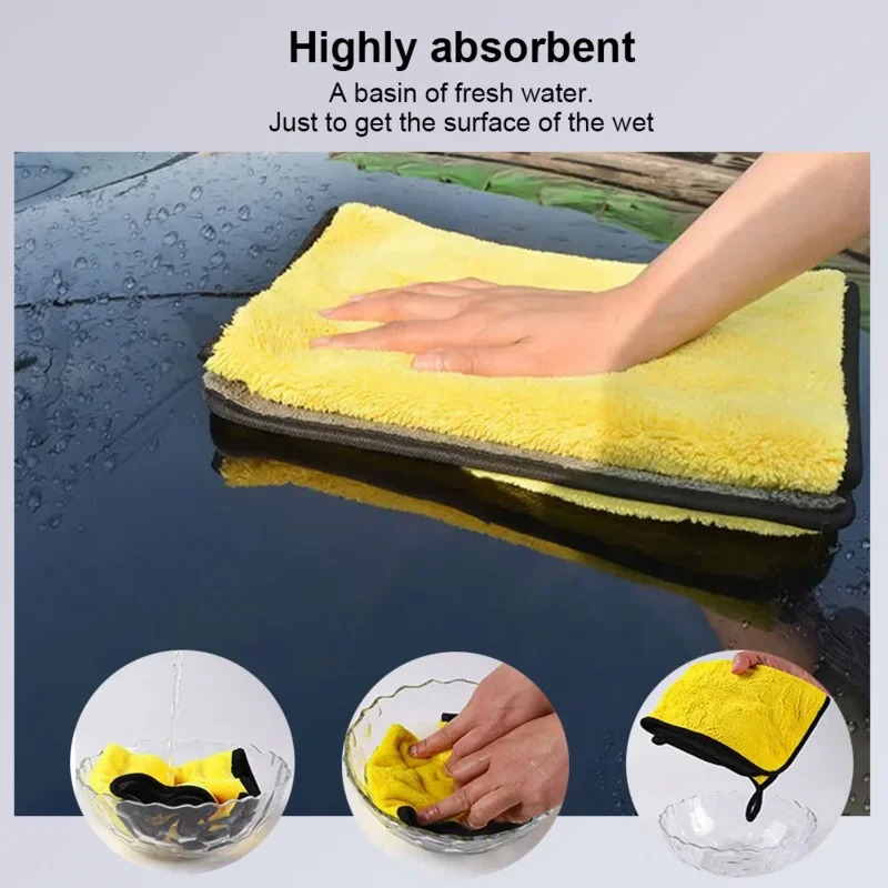 マイクロファイバー製車用クリーニングタオル 超吸収性 糸くず - Microfiber Towel Detailing のレビューと価格