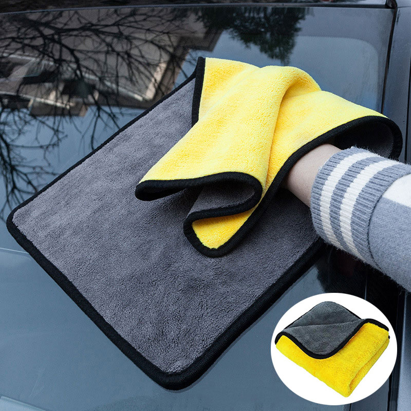 特厚車用マイクロファイバー乾燥タオル 吸水性抜群 車洗浄タオ - Microfiber Towel Detailing のレビューと価格
