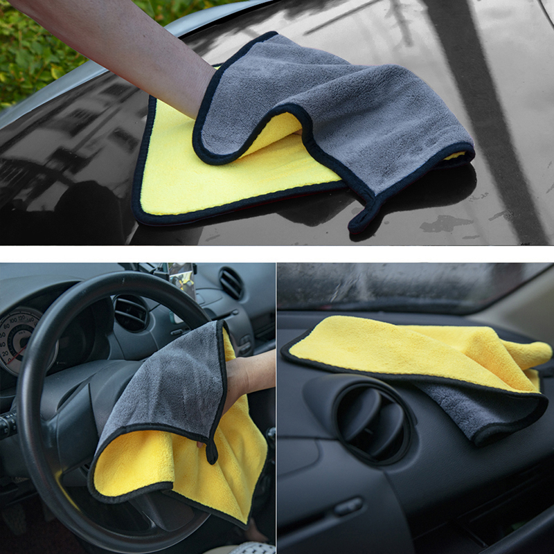 特厚車用マイクロファイバー乾燥タオル 吸水性抜群 車洗浄タオ - Microfiber Towel Detailing のレビューと価格
